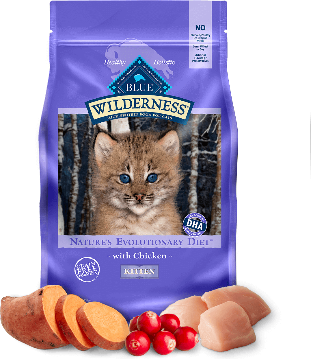BLUE Buffalo Wilderness Chicken Recipe - Kitten (Dry)